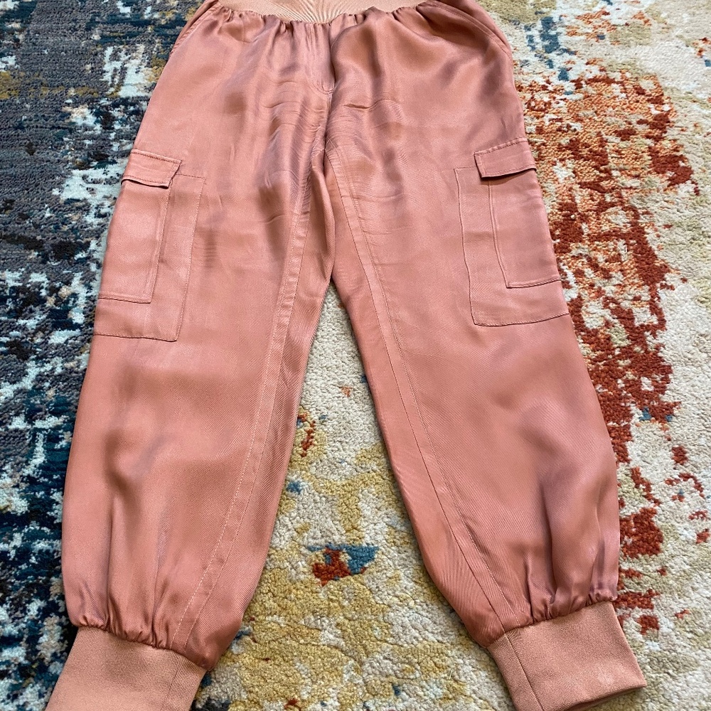 Satin Cargo Jogger, Small - Picture 4 of 8